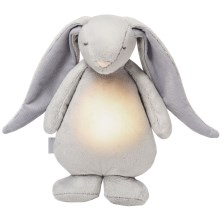 Moonie - Lampada notturna per bambini coniglietto silver