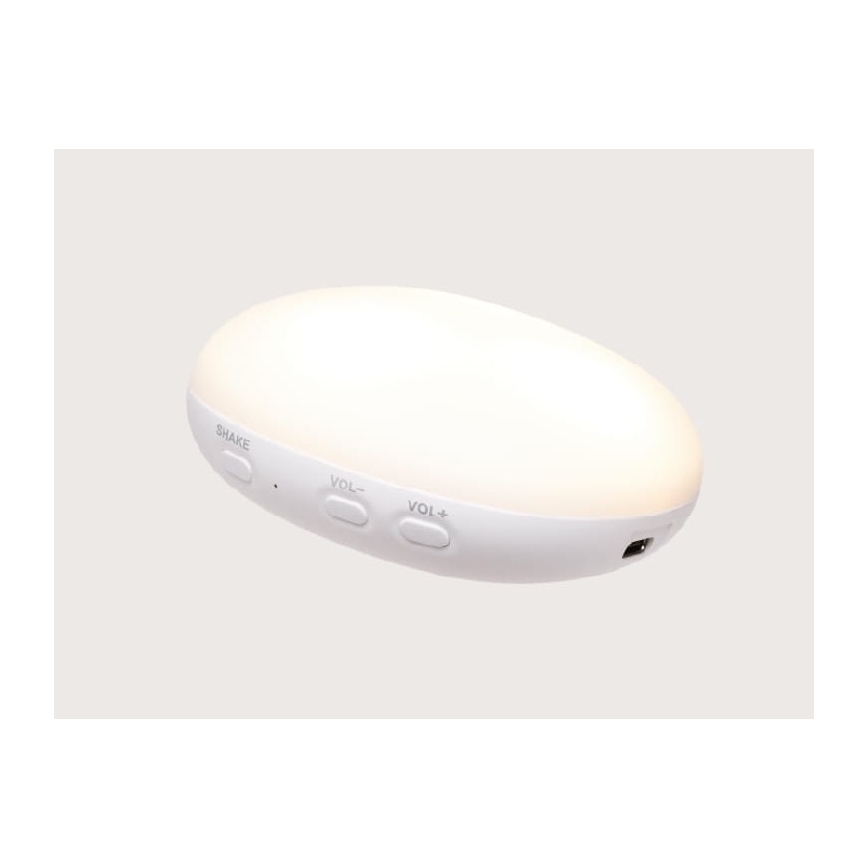 Moonie - Peluche per la nanna con melodia e luce, foca color sabbia organica