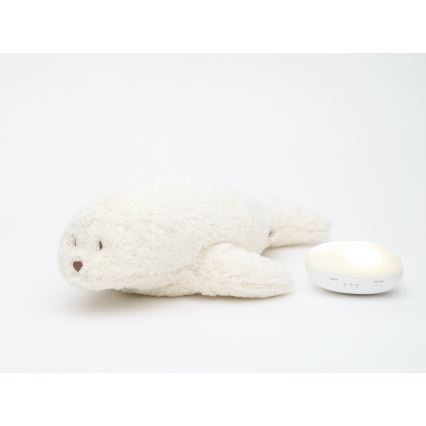 Moonie - Peluche per la nanna con melodia e luce foca Organic Polar