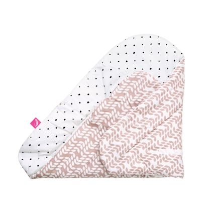 MOTHERHOOD - Coperta Swaddle con rinforzo in cocco CLASSICS 75x75 cm rosa