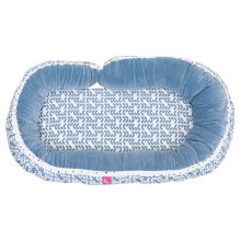 MOTHERHOOD - Nido e cuscino per neonato JUNIOR 2in1 blu