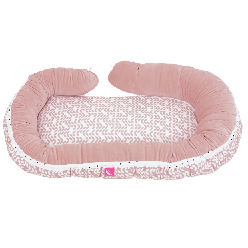 MOTHERHOOD - Nido e cuscino per neonato JUNIOR 2in1 rosa