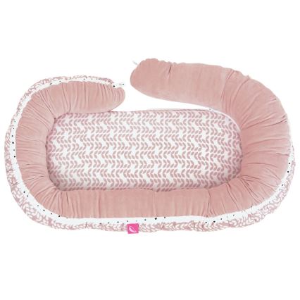 MOTHERHOOD - Nido e cuscino per neonato JUNIOR 2in1 rosa