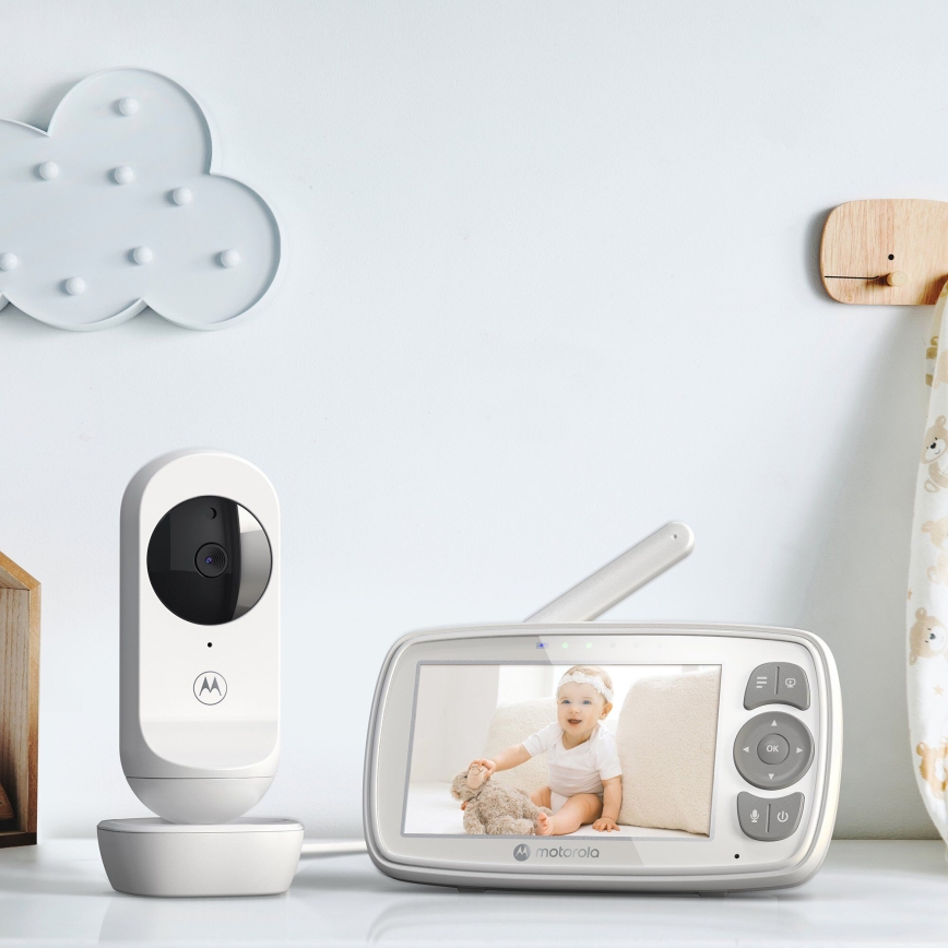 Motorola VM34 - Baby monitor ricaricabile 2000 mAh