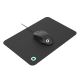 Mouse da gioco LED RGB con pad 800/1200/2400/3200 DPI 6 pulsanti nero