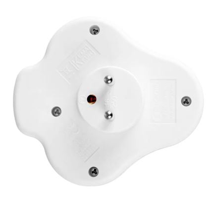 Multipresa con interruttore 2 prese + USB-C + USB-A