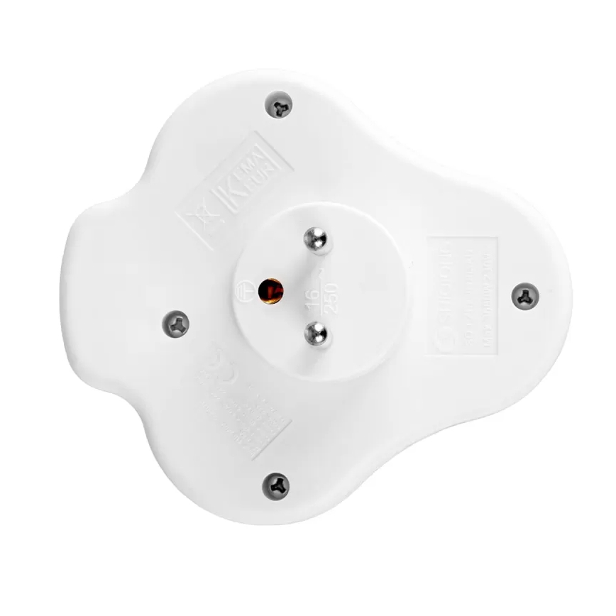 Multipresa con interruttore 2 prese + USB-C + USB-A