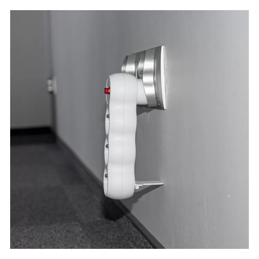 Multipresa con interruttore, 3 prese