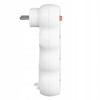 Multipresa con interruttore, 3 prese