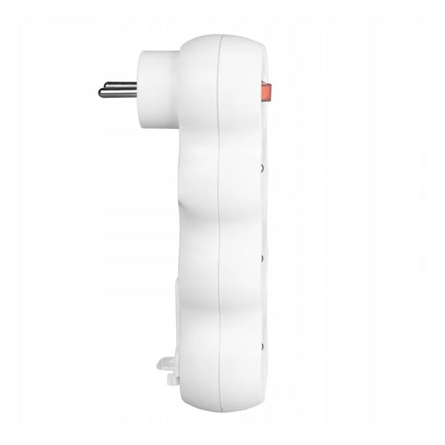 Multipresa con interruttore, 3 prese