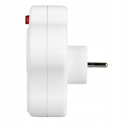 Multipresa con interruttore, 3 prese