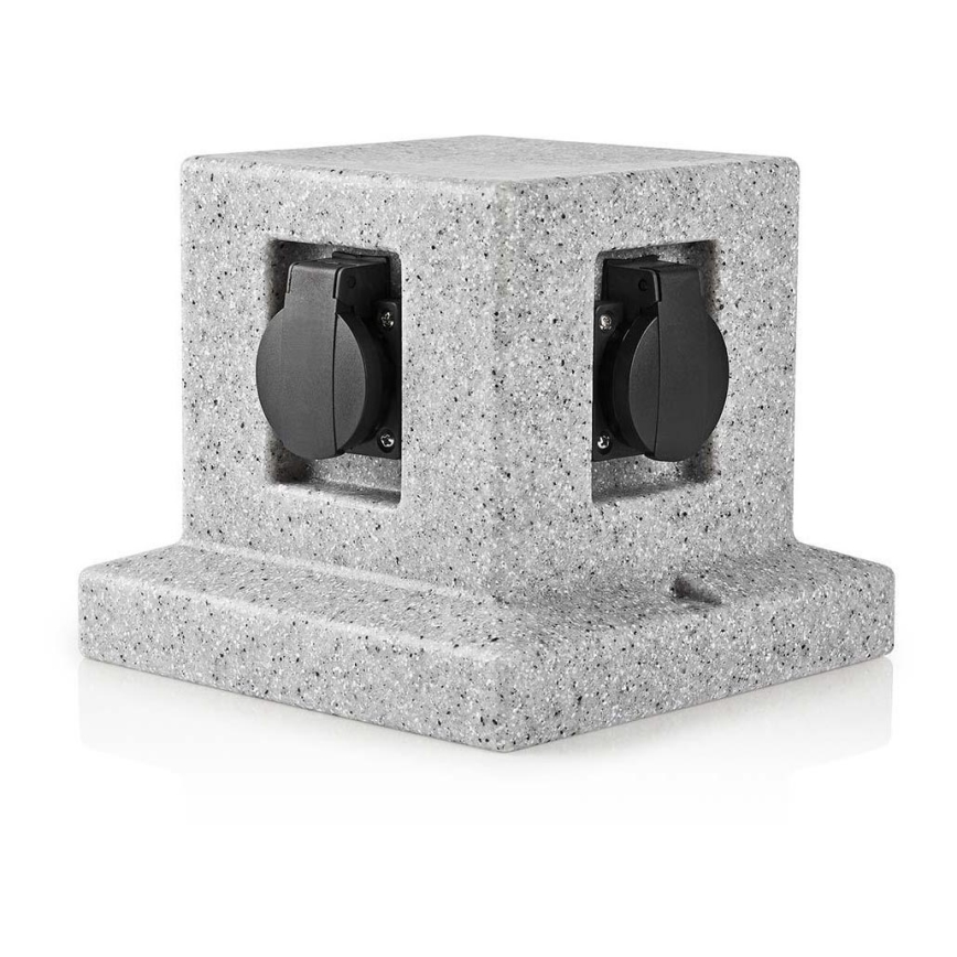 Multipresa verticale da esterno 4P IP44