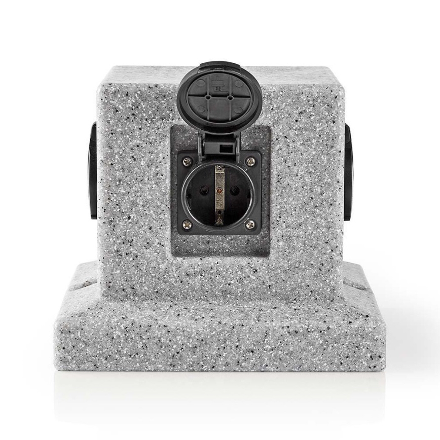 Multipresa verticale da esterno 4P IP44