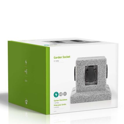 Multipresa verticale da esterno 4P IP44