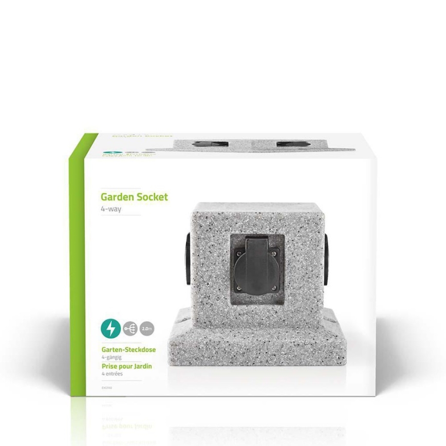 Multipresa verticale da esterno 4P IP44