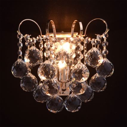 MW-LIGHT - Applique di cristallo CRYSTAL 1xE14/60W/230V