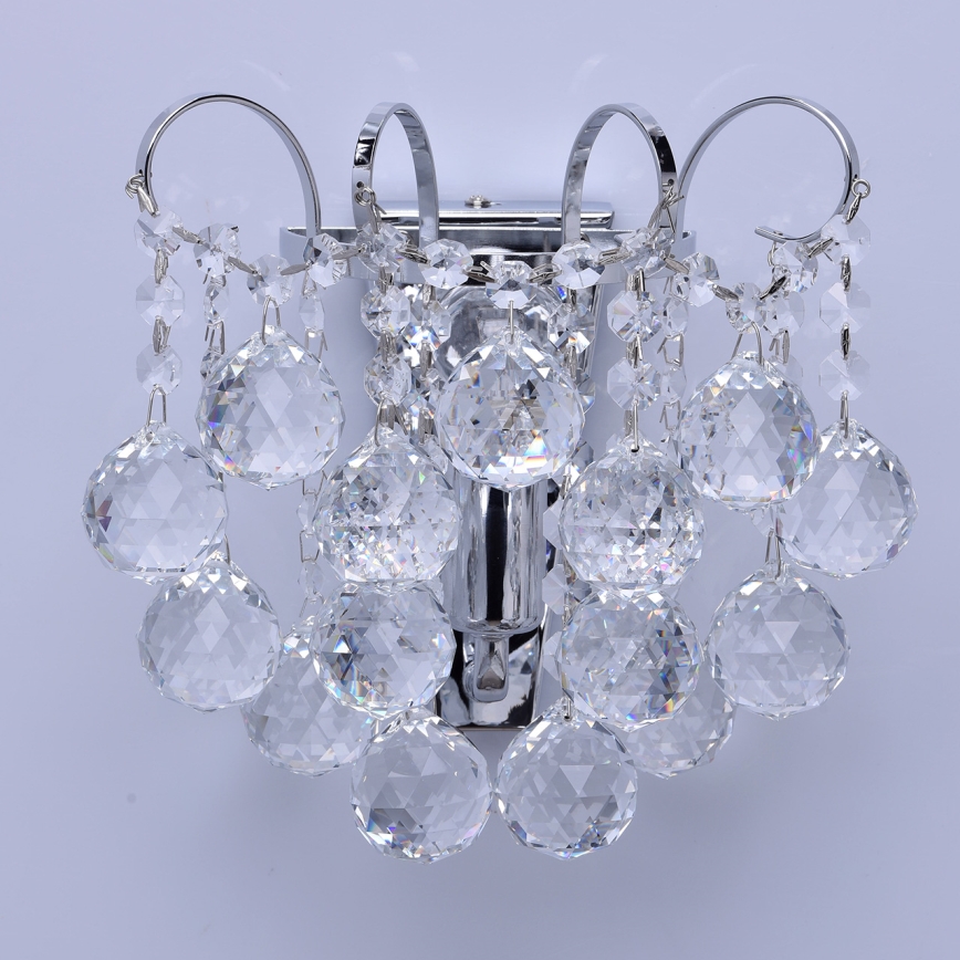 MW-LIGHT - Applique di cristallo CRYSTAL 1xE14/60W/230V