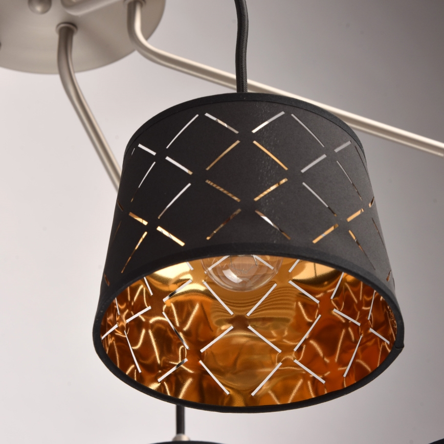 MW-LIGHT - Lampadario a plafone MEGAPOLIS 6xE27/40W/230V