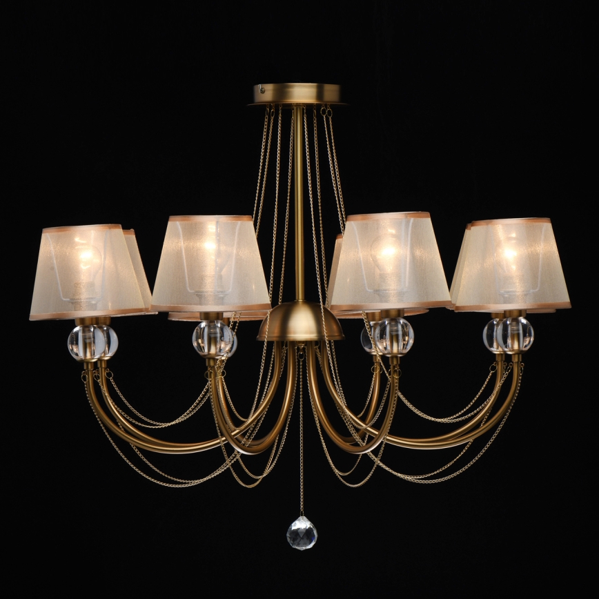 MW-LIGHT - Lampadario a sospensione con supporto rigido FEDERICA 8xE14/40W/230V