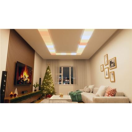 Nanoleaf - SET 3x Plafoniera dimmerabile RGBW SKYLIGHT 1xLED/18W/230V + 2xLED/16W/230V 2700-6500K Wi-Fi