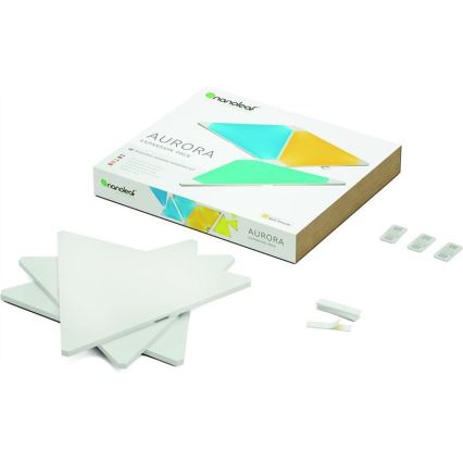 Nanoleaf - KIT 3x Pannelli LED RGB dimmerabili AURORA LED/2W/230V Wi-Fi