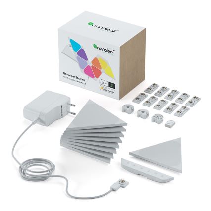 Nanoleaf - SET 9x LED RGBW Pannello dimmerabile TRIANGOLI LED/0,54W/230V 1200-6500K Wi-Fi