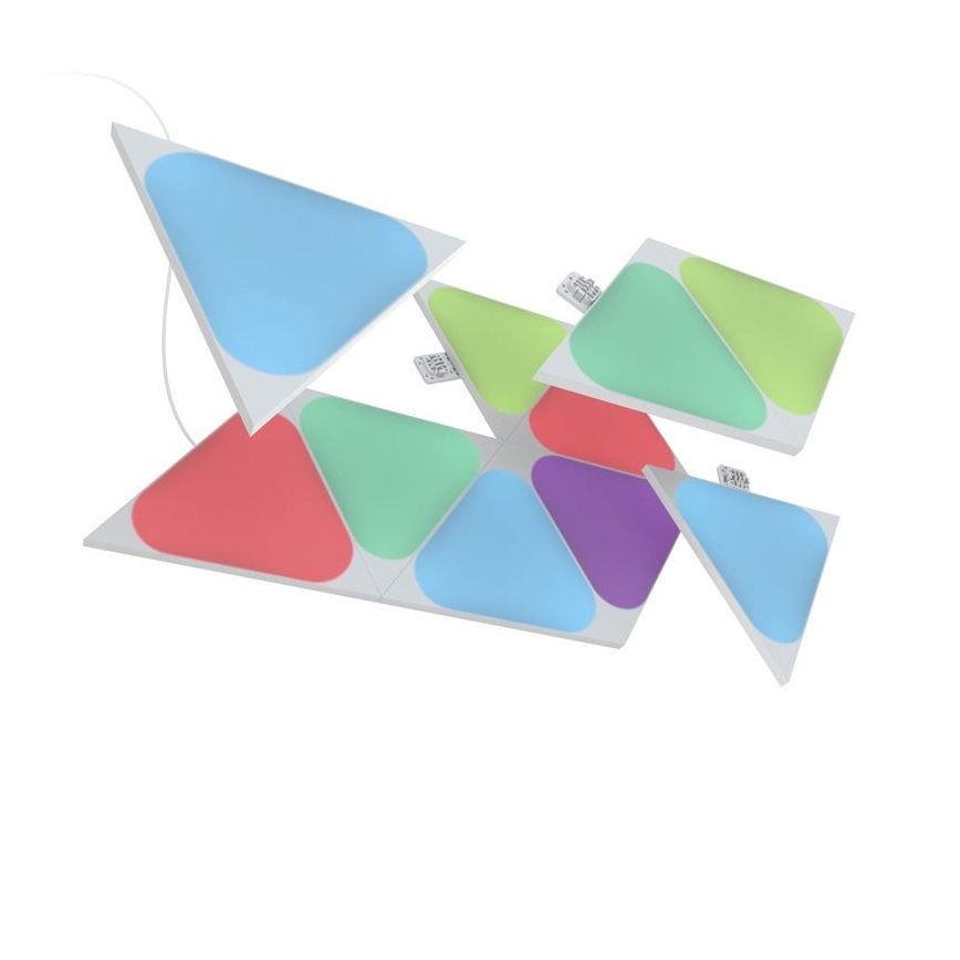 Nanoleaf - PACK 10x LED RGB Pannello dimmerabile TRIANGOLI LED/0,5 Wi-Fi
