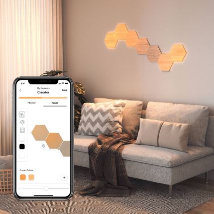 Nanoleaf - SET 3x Pannello LED dimmerabile HEXAGONS LED/2W/230V Wi-Fi