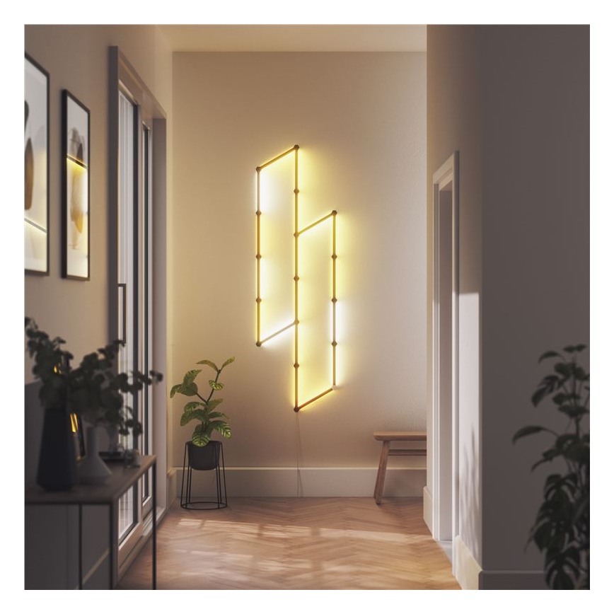 Nanoleaf - Set di coperture per binari LINES 9 pz nero opaco