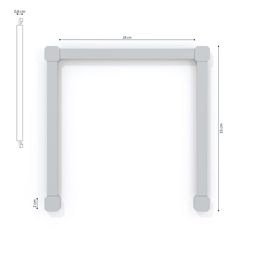 Nanoleaf - Set di estensione 3x LED RGBW Binario dimmerabile LINES LED/2W/230V 1200-6000K Wi-Fi