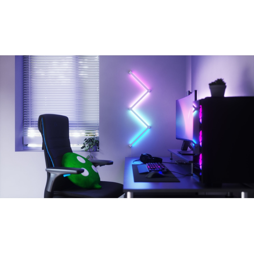 Nanoleaf - SET 4x Strisce LED RGBW Dimmerabili LINES LED/2W/230V 1200-6000K Wi-Fi