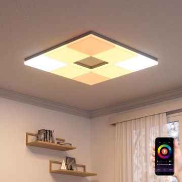 Nanoleaf - Set da 3 plafoniere LED RGBW dimmerabili SKYLIGHT LED/18W/230V + 2xLED/16W/230V 2700-6500K Wi-Fi
