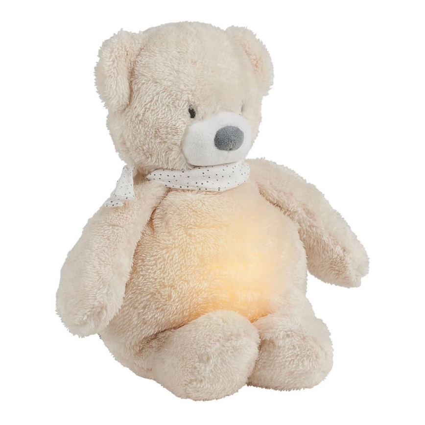 Nattou - Compagno di coccole con melodia e luce SLEEPY BEAR 4in1 beige