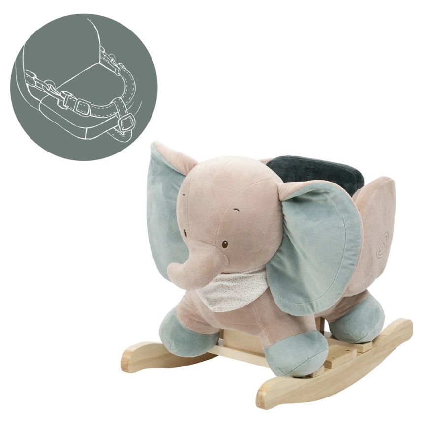 Nattou - Dondolo AXEL elefante