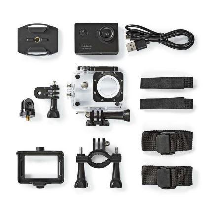 Action camera con custodia impermeabile Full HD 1080p/2 TFT 12MP