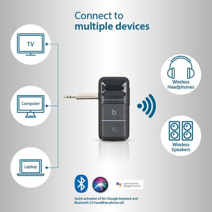 Portatile Bluetooth AUX ricevitore