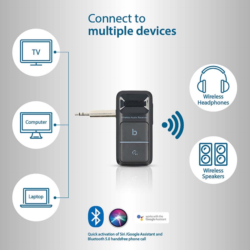 Portatile Bluetooth AUX ricevitore