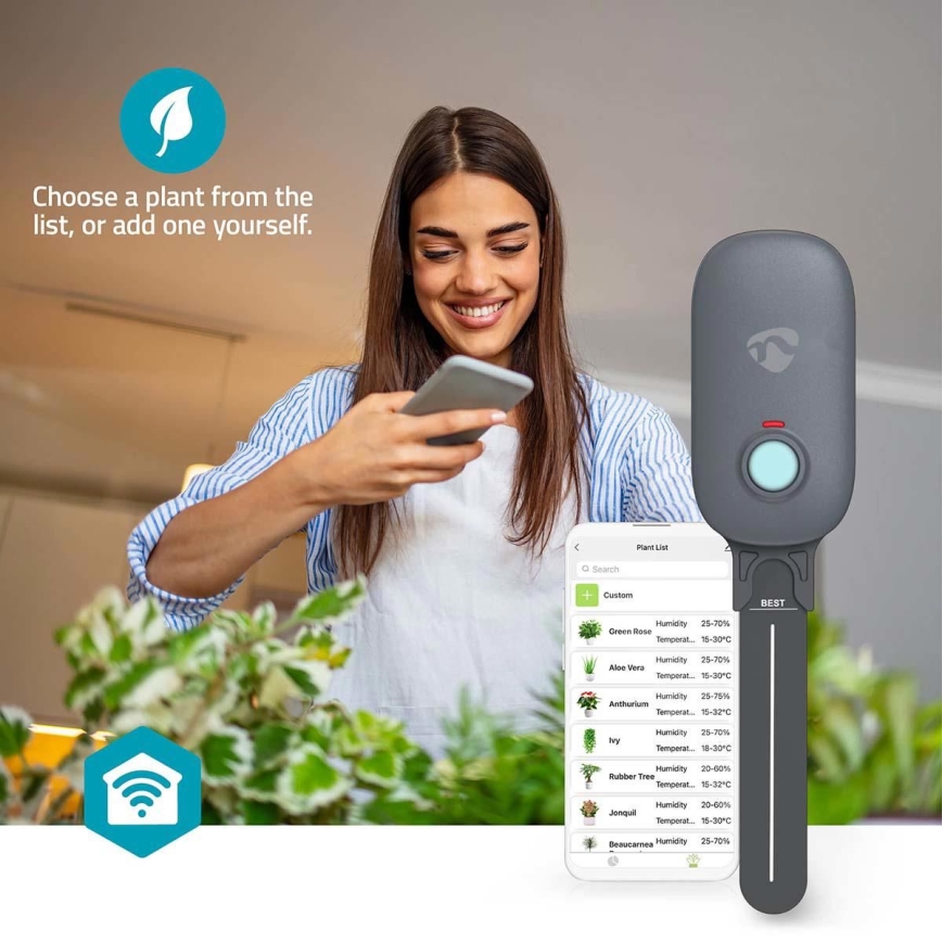Sensore di umidità del terreno 3xAAA Wi-Fi Tuya IP55