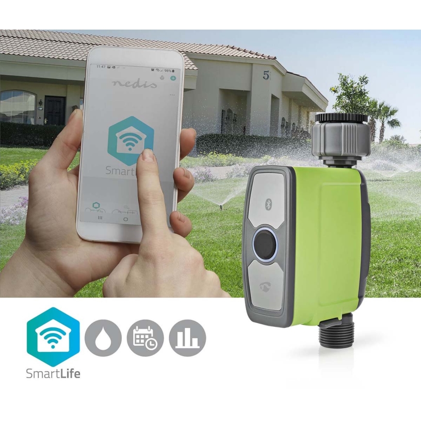 Sistema di irrigazione intelligente 4xAA IP54