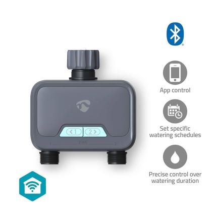 Regolatore di flusso acqua 4xAA Wi-Fi Tuya IP54