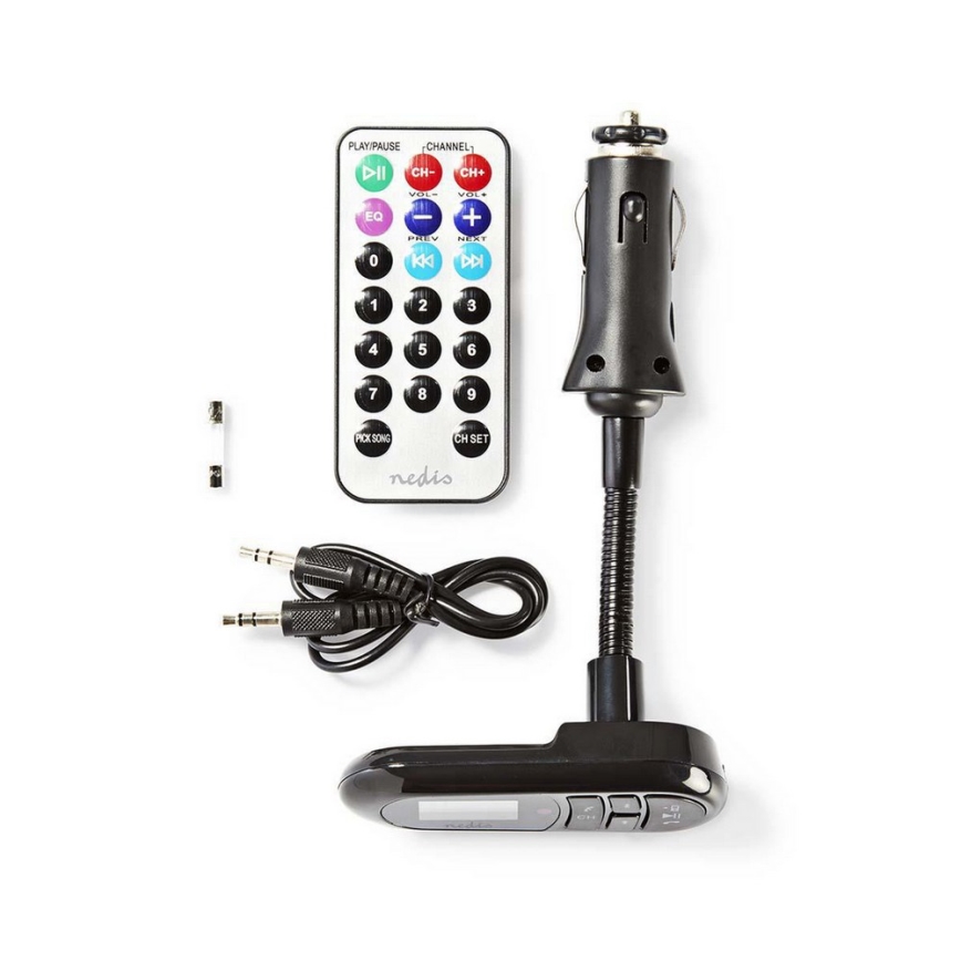 Trasmettitore FM per auto Bluetooth / MP3 / 12V + telecomando