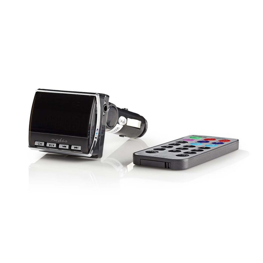 Trasmettitore FM per auto MP3 / 12V + telecomando