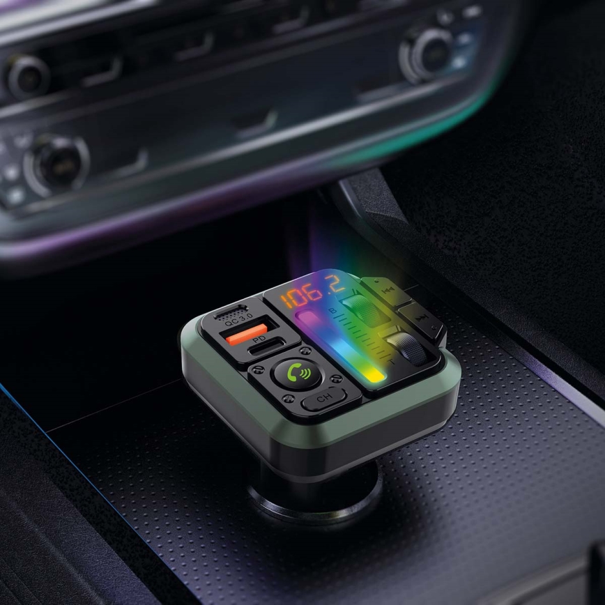 Trasmettitore FM per auto con funzione vivavoce