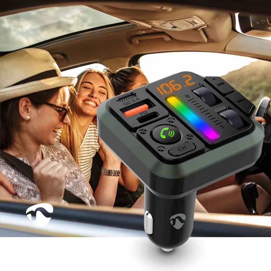 Trasmettitore FM per auto con funzione vivavoce