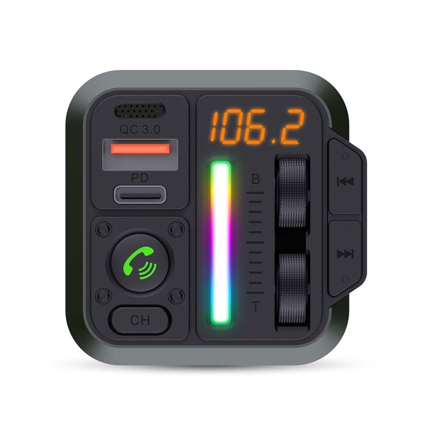 Trasmettitore FM per auto con funzione vivavoce