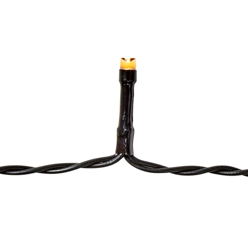 Catena luminosa LED per esterni 192xLED/7 funzioni/3xAA 14,9m IP44 bianco caldo