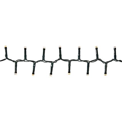 Catena natalizia LED da esterno 400xLED/7 funzioni 11m IP44 bianco caldo