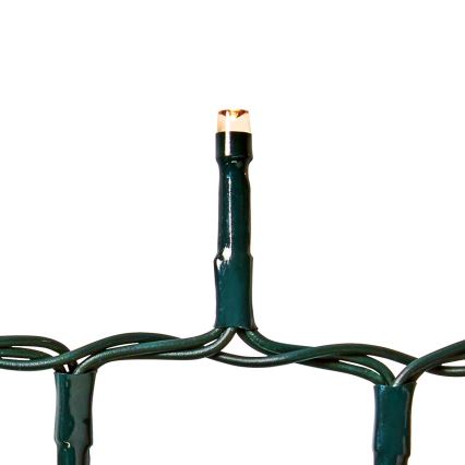 Catena luminosa LED per esterni 560 LED, 7 funzioni, 14 m, IP44, bianco caldo