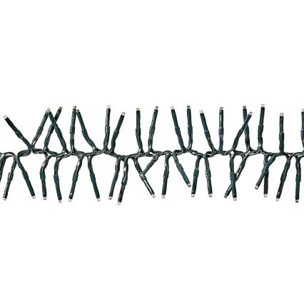 Catena luminosa di Natale LED per esterni, 768 LED/7 funzioni, 8,6 m, IP44, bianco caldo