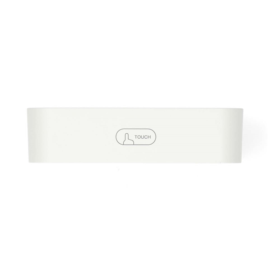 Orologio digitale con sveglia, termometro e igrometro, 2×AA, bianco